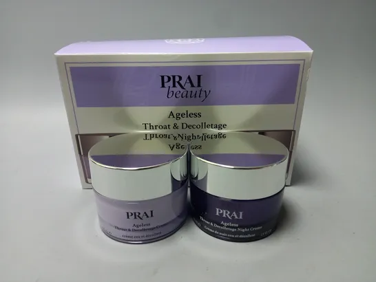 BOXED PRAI BEAUTY AGELESS THROAT & DECOLLETAGE DAY & NIGHT DUO