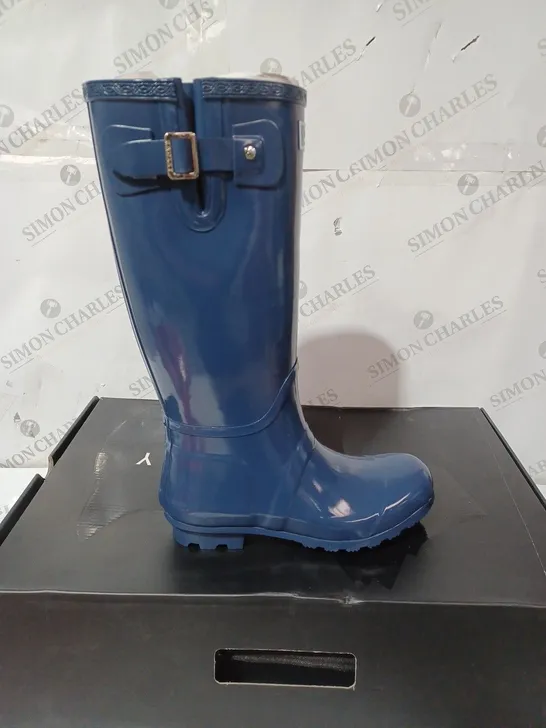 RADLEY NAVY WATERPROOF WELLYS - UK 4