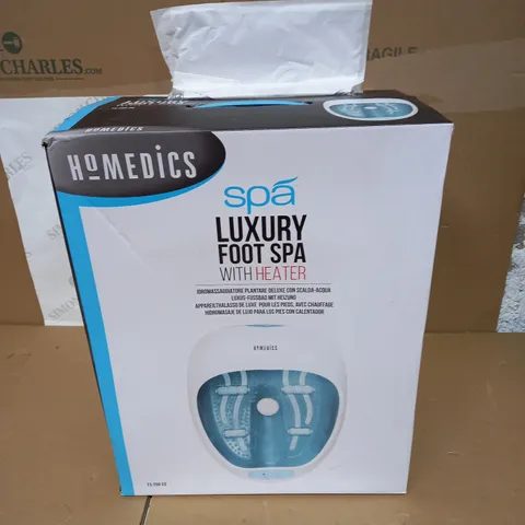 BOXED HOMEDICS SPA LUXURY FOOT SPA WITH HEATER FS-250-EU