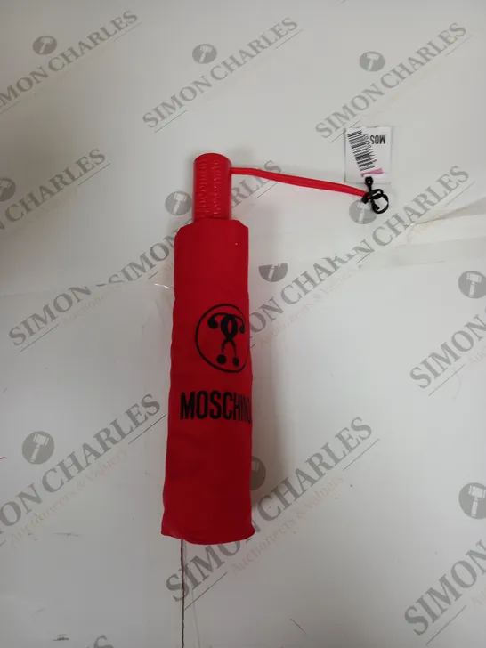 RED MOSCHINO UMBRELLA 