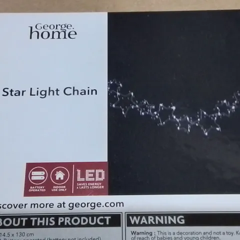 LOT OF 10 BRAND NEW BOXED STAR LIGHT CHAINS