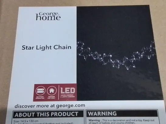 LOT OF 10 BRAND NEW BOXED STAR LIGHT CHAINS