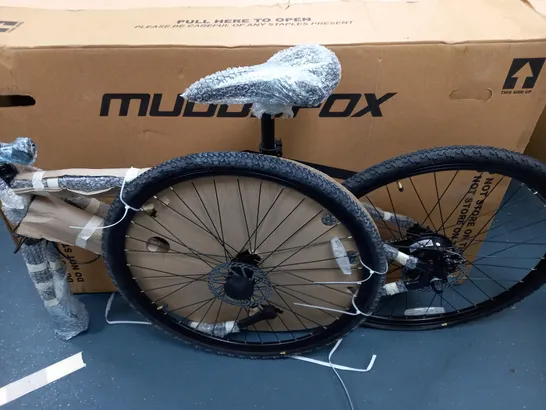 BOXED MUDDYFOX ELECTRIC AVE 10 HYBRID BIKE IN DARK GREY - COLLECTION ONLY 