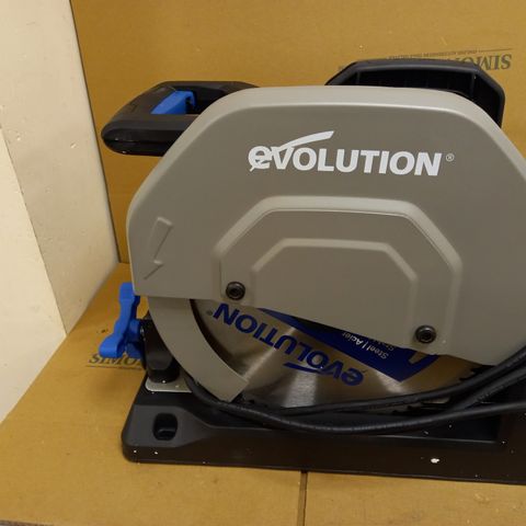 EVOLUTION POWER TOOLS S355CPS INDUSTRIAL STEEL CHOP SAW, 355 MM (230 V)