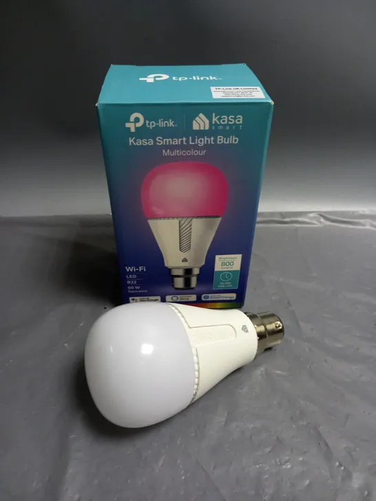 BOXED TP-LINK KASA SMART LIGHT BULB - B22 MULTICOLOUR 