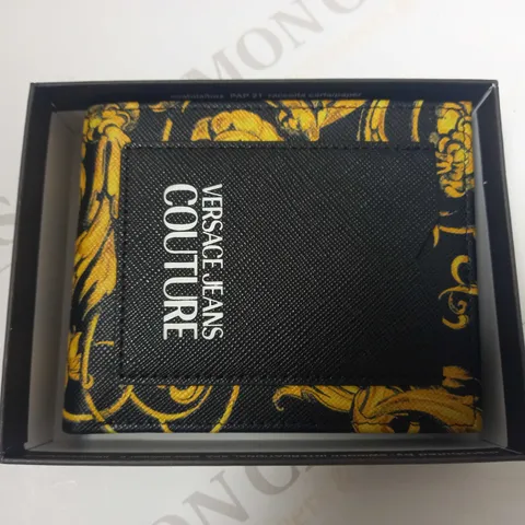 VERSACE JEANS COUTURE CREDIT CARD HOLDER - BLACK