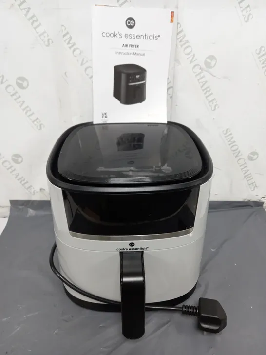 BOXED COOK'S ESSENTIALS AIR FRYER WHITE