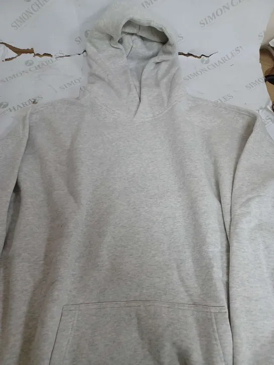 ABERCROMBIE & FITCH LIGHT GREY SOFT HOODIE - XL