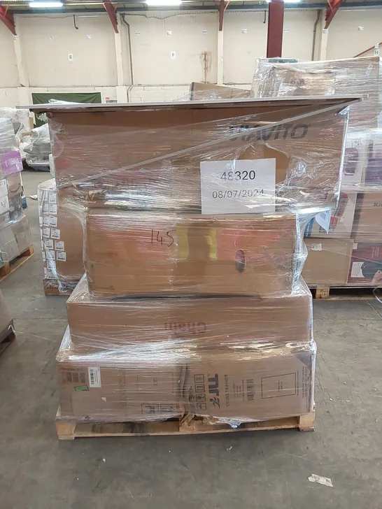 PALLET OF APPROXIMATELY 6 UNPROCESSED RAW RETURN HOUSEHOLD AND ELECTRICAL GOODS TO INCLUDE;