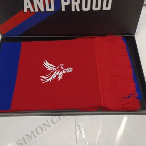 BOXED CRYSTAL PALACE F.C SCARF