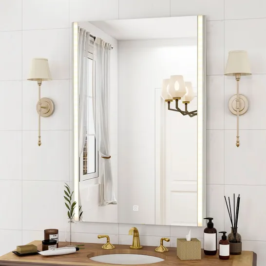 BOXED FAYE STREAMLINE FRAMELESS BATHROOM MIRROR