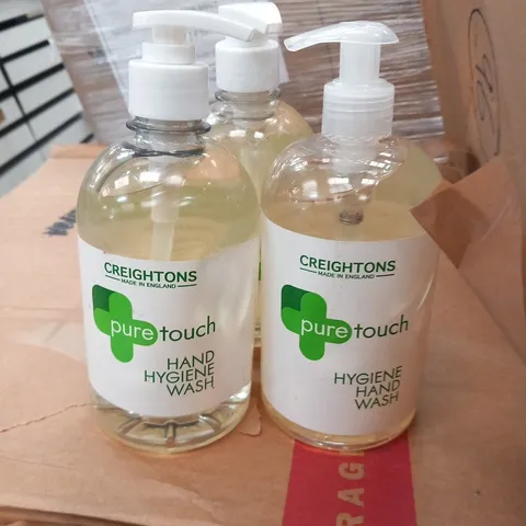 LARGE QUANTITY OF ASSORTED CREIGHTONS PURE TOUCH HAND HYGIENE WASH