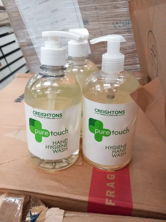 LARGE QUANTITY OF ASSORTED CREIGHTONS PURE TOUCH HAND HYGIENE WASH