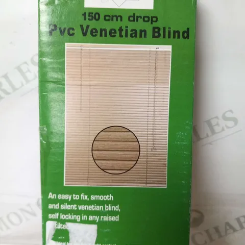 BOXED OPTIMAL PRODUCTS 150CM PVC VENETIAN BLIND