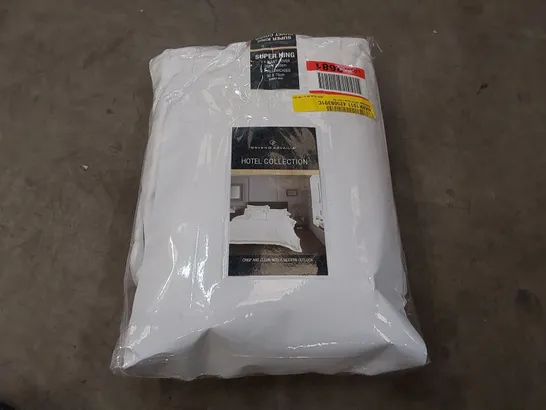 BAGGED AMBERWOOD 180TC DUVET COVER SET SUPER KING 