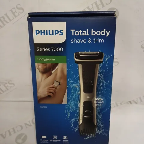 PHILIPS SERIES 7000 BG7025 SHOWERPROOF BODY GROOMER & TRIMMER 