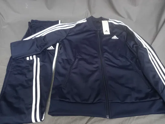 ADIDAS ZIP THROUGH TRACKSUIT IN NAVY - UK M