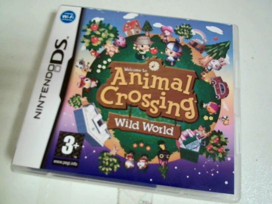 ANIMAL CROSSING WILD WORLD FOR NINTENDO DS