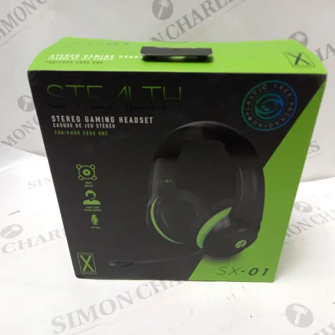 BOXED AND SEALED STEALTH STEREO GAMING HEADSET (SX-01)
