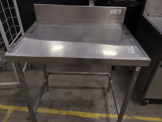 COMMERCIAL STAINLESS STEEL WORK STATION 90cm wide