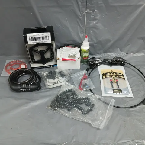 ASSORTMENT OF APPROXIMATELY 10 PEDAL BIKE PARTS 