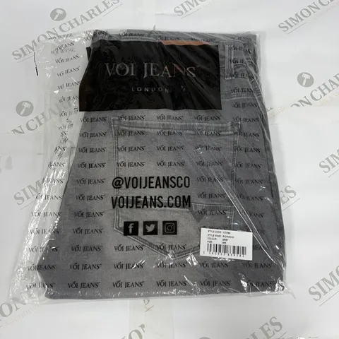 VOI LONDON RICHMOND JEANS IN GREY SIZE 30R