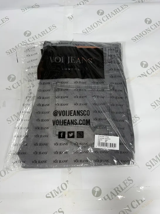 VOI LONDON RICHMOND JEANS IN GREY SIZE 30R