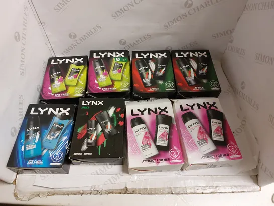 LYNX LOT OF 12 GIFSETS 