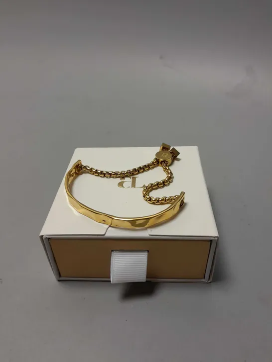 ABBOTT LYON GOLD HALF CHAIN LINK BRACELET 