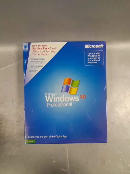 SEALED MICROSOFT WINDOWS XP PROFESSIONAL WITH SERVICE PACK 2