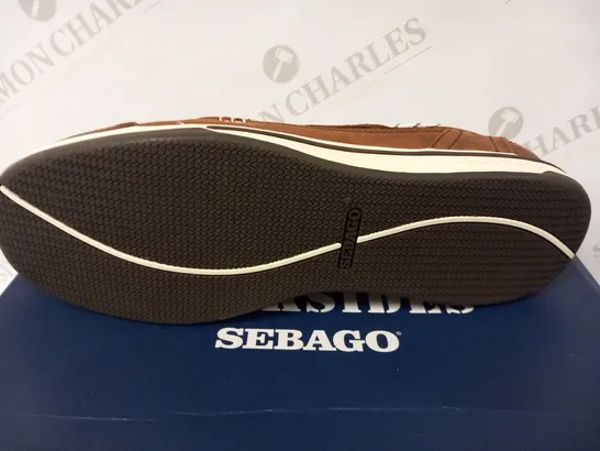 BOXED DOCKSIDE SEBAGO TRITON THREE EYELETS SIZE 12.5