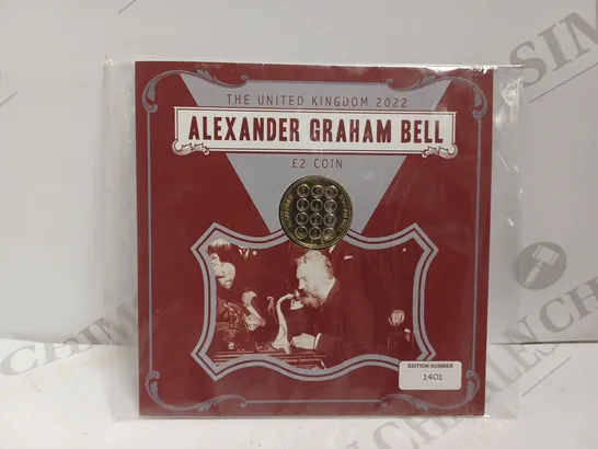 ALEXANDER GRAHAM BELL £2 COLLECTABLE COIN