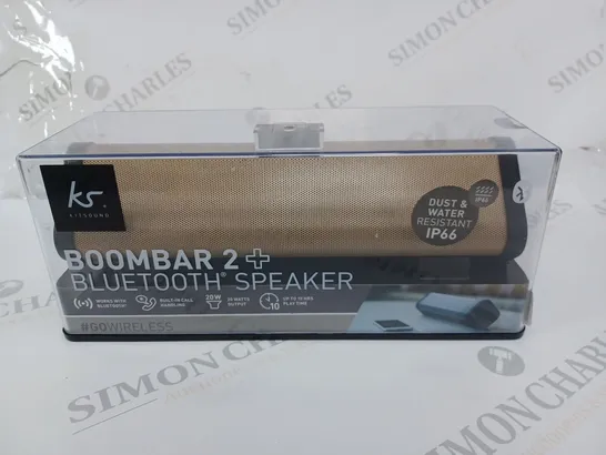 BOXED KITSOUND BOOMBAR 2+ BLUETOOTH SPEAKER