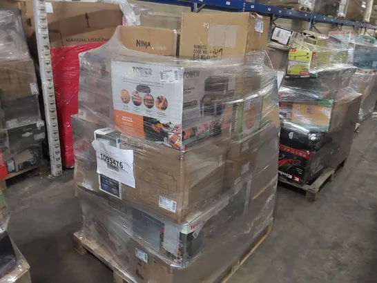 PALLET OF APPROXIMATELY 25 UNPROCESSED RAW RETURN HOUSEHOLD AND ELECTRICAL GOODS TO INCLUDE;