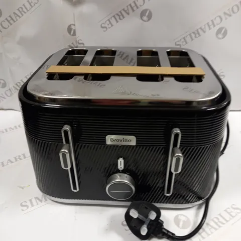 BOXED BREVILLE OBLIQ COLLECTION 4 SLICE TOASTER 