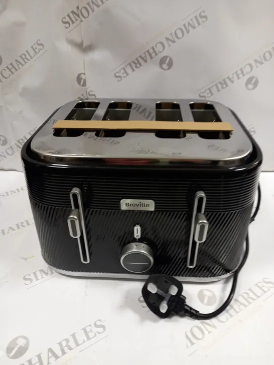 BOXED BREVILLE OBLIQ COLLECTION 4 SLICE TOASTER 