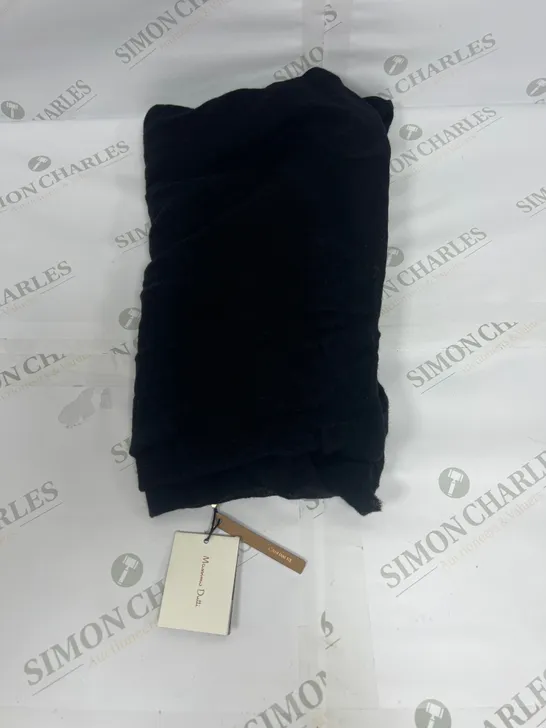 MASSIMO DUTTI CASHMERE SHOULDER THROW IN BLACK