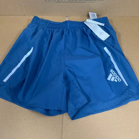 ADIDAS LIGHTWEIGHT 5” TRAINING SHORTS IN BLUE SIZE SMALL