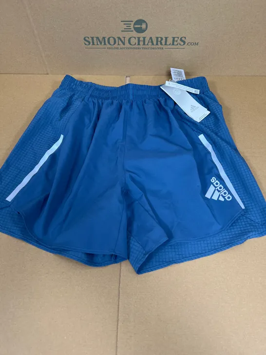 ADIDAS LIGHTWEIGHT 5” TRAINING SHORTS IN BLUE SIZE SMALL