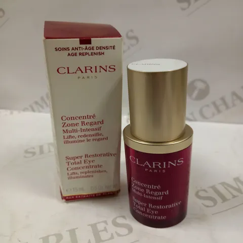 CLARINS PARIS SUPER RESTORATIVE TOTAL EYE CONCENTRATE 15 ML