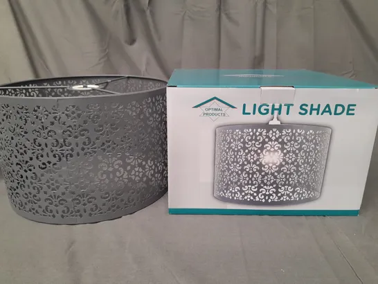 BOXED OPTIMAL PRODUCTS LIGHT SHADE IN GREY