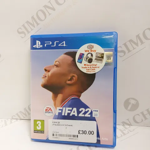 FIFA 22 ON PS4 PEGI 3