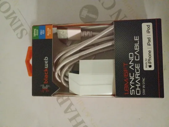 BLACKWEB 1.8M SYNC AND CHARGE CABLE