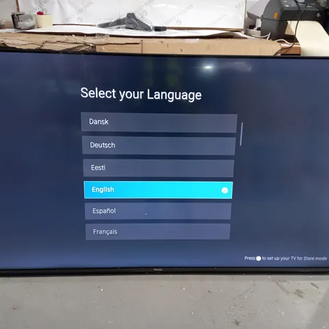 HISENSE E7HQTUK 55" SMART 4K ULTRA HD HDR QLED TV - COLLECTION ONLY