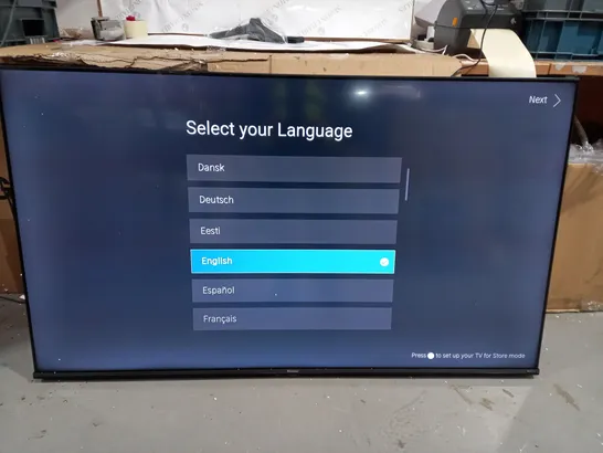 HISENSE E7HQTUK 55" SMART 4K ULTRA HD HDR QLED TV - COLLECTION ONLY