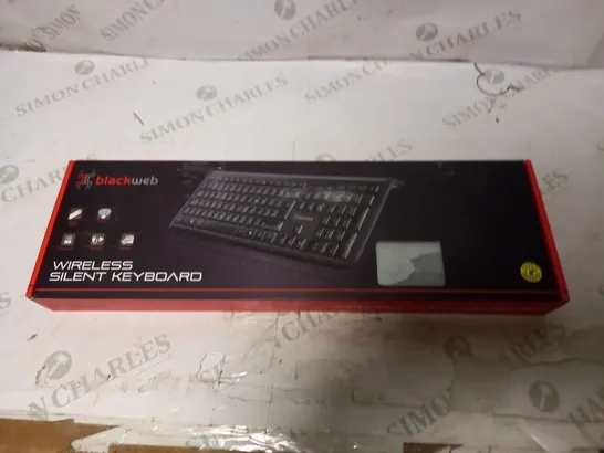 BLACKWEB WIRELESS SILENT KEYBOARD 