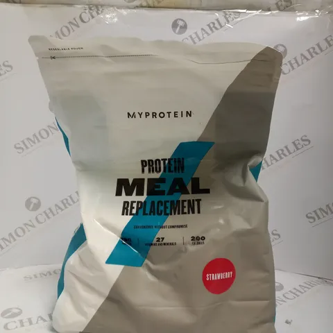 SEALED MYPROTEIN PROTEIN MEAL REPLACEMENT - STRAWBERRY 2.5KG