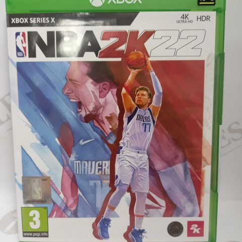 NBA 2K22 XBOX ONE GAME 