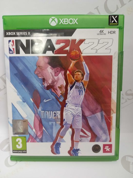 NBA 2K22 XBOX ONE GAME 