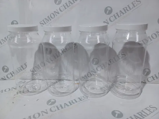 BOXED UNBRANDED SET OF 10 TRANSPARENT PLASTIC FOOD CONTAINERS